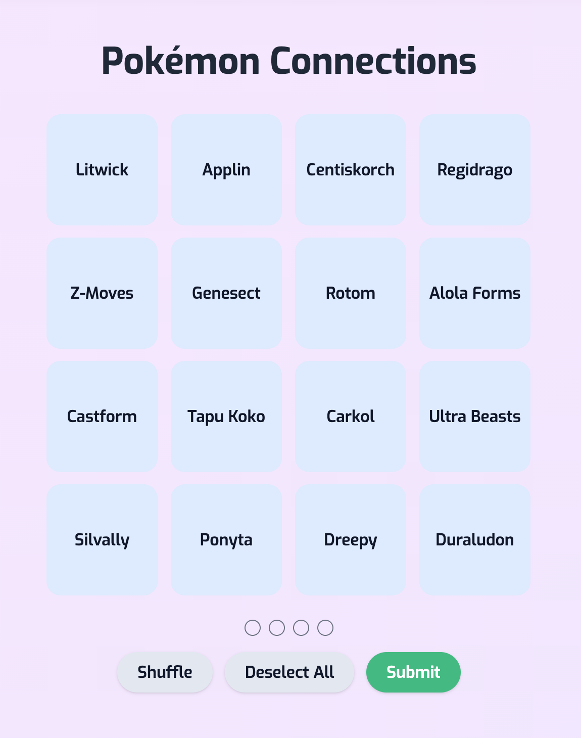 Pokémon Connections